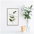 Picture of Green Leaves I  _GroupedProduct_Rectangle_Portrait_Canvas_Framed_