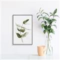 Picture of Green Leaves I  _GroupedProduct_Rectangle_Portrait_Canvas_Framed_