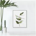 Picture of Green Leaves I  _GroupedProduct_Rectangle_Portrait_Canvas_Framed_