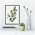 Picture of Green Leaves II  _GroupedProduct_Rectangle_Portrait_Canvas_Framed_