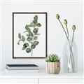 Picture of Green Leaves II  _GroupedProduct_Rectangle_Portrait_Canvas_Framed_