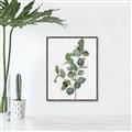 Picture of Green Leaves II  _GroupedProduct_Rectangle_Portrait_Canvas_Framed_