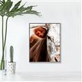 Picture of Brown & black Cattle _GroupedProduct_Rectangle_Portrait_Photography _GroupedProduct_Rectangle_Portrait_Canvas_Framed_