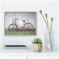 Picture of Pink bike _GroupedProduct_Rectangle_Landscape_Photography _GroupedProduct_Rectangle_Landscape_Canvas_Framed_