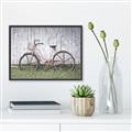 Picture of Pink bike _GroupedProduct_Rectangle_Landscape_Photography _GroupedProduct_Rectangle_Landscape_Canvas_Framed_