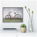 Picture of Pink bike _GroupedProduct_Rectangle_Landscape_Photography _GroupedProduct_Rectangle_Landscape_Canvas_Framed_