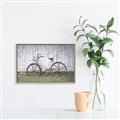 Picture of Pink bike _GroupedProduct_Rectangle_Landscape_Photography _GroupedProduct_Rectangle_Landscape_Canvas_Framed_