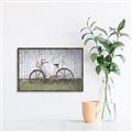 Picture of Pink bike _GroupedProduct_Rectangle_Landscape_Photography _GroupedProduct_Rectangle_Landscape_Canvas_Framed_