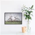 Picture of Pink bike _GroupedProduct_Rectangle_Landscape_Photography _GroupedProduct_Rectangle_Landscape_Canvas_Framed_