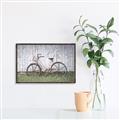 Picture of Pink bike _GroupedProduct_Rectangle_Landscape_Photography _GroupedProduct_Rectangle_Landscape_Canvas_Framed_