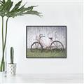 Picture of Pink bike _GroupedProduct_Rectangle_Landscape_Photography _GroupedProduct_Rectangle_Landscape_Canvas_Framed_