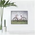 Picture of Pink bike _GroupedProduct_Rectangle_Landscape_Photography _GroupedProduct_Rectangle_Landscape_Canvas_Framed_