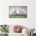 Picture of Pink bike _GroupedProduct_Rectangle_Landscape_Photography _GroupedProduct_Rectangle_Landscape_Canvas_Framed_