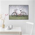 Picture of Pink bike _GroupedProduct_Rectangle_Landscape_Photography _GroupedProduct_Rectangle_Landscape_Canvas_Framed_