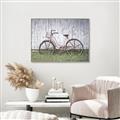 Picture of Pink bike _GroupedProduct_Rectangle_Landscape_Photography _GroupedProduct_Rectangle_Landscape_Canvas_Framed_
