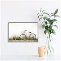 Picture of Leaning Bike  _GroupedProduct_Rectangle_Landscape_Photography _GroupedProduct_Rectangle_Landscape_Canvas_Framed_