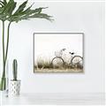 Picture of Leaning Bike  _GroupedProduct_Rectangle_Landscape_Photography _GroupedProduct_Rectangle_Landscape_Canvas_Framed_