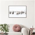 Picture of Sheep Party _GroupedProduct_Rectangle_Landscape_Photography _GroupedProduct_Rectangle_Landscape_Canvas_Framed_