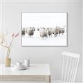 Picture of Sheep Party _GroupedProduct_Rectangle_Landscape_Photography _GroupedProduct_Rectangle_Landscape_Canvas_Framed_