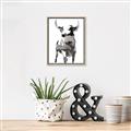 Picture of Ink Bull  _GroupedProduct_Rectangle_Portrait_Canvas_Framed_
