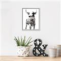 Picture of Ink Bull  _GroupedProduct_Rectangle_Portrait_Canvas_Framed_