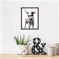 Picture of Ink Bull  _GroupedProduct_Rectangle_Portrait_Canvas_Framed_