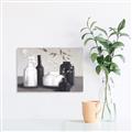 Picture of Black and White Botanical Vases _GroupedProduct_Rectangle_Landscape_Unframed_Print_Only_