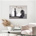 Picture of Black and White Botanical Vases _GroupedProduct_Rectangle_Landscape_Unframed_Print_Only_