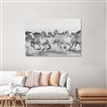 Picture of Horses Running in Water _GroupedProduct_Rectangle_Landscape_Photography _GroupedProduct_Rectangle_Landscape_Unframed_Print_Only_