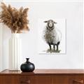 Picture of Watercolour Sheep  _GroupedProduct_Rectangle_Portrait_Unframed_Print_Only_