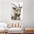 Picture of Watercolour Ram  _GroupedProduct_Rectangle_Portrait_Unframed_Print_Only_