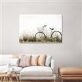 Picture of Leaning Bike  _GroupedProduct_Rectangle_Landscape_Photography _GroupedProduct_Rectangle_Landscape_Unframed_Print_Only_