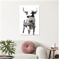 Picture of Ink Bull  _GroupedProduct_Rectangle_Portrait_Unframed_Print_Only_