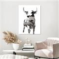 Picture of Ink Bull  _GroupedProduct_Rectangle_Portrait_Unframed_Print_Only_