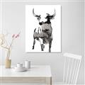 Picture of Ink Bull  _GroupedProduct_Rectangle_Portrait_Unframed_Print_Only_