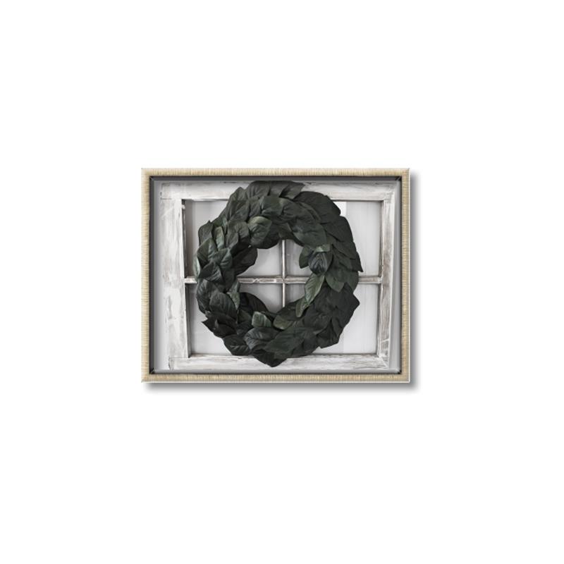Picture of Farmhouse Wreath _GroupedProduct_Rectangle_Landscape_Photography _GroupedProduct_Rectangle_Landscape_Canvas_Framed_