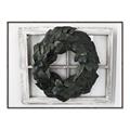 Picture of Farmhouse Wreath _GroupedProduct_Rectangle_Landscape_Photography _GroupedProduct_Rectangle_Landscape_Canvas_Framed_