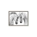 Picture of Face Off Horses _GroupedProduct_Rectangle_Landscape_Photography _GroupedProduct_Rectangle_Landscape_Canvas_Framed_