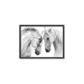 Picture of Face Off Horses _GroupedProduct_Rectangle_Landscape_Photography _GroupedProduct_Rectangle_Landscape_Canvas_Framed_