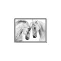 Picture of Face Off Horses _GroupedProduct_Rectangle_Landscape_Photography _GroupedProduct_Rectangle_Landscape_Canvas_Framed_