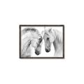 Picture of Face Off Horses _GroupedProduct_Rectangle_Landscape_Photography _GroupedProduct_Rectangle_Landscape_Canvas_Framed_