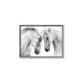 Picture of Face Off Horses _GroupedProduct_Rectangle_Landscape_Photography _GroupedProduct_Rectangle_Landscape_Canvas_Framed_