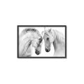 Picture of Face Off Horses _GroupedProduct_Rectangle_Landscape_Photography _GroupedProduct_Rectangle_Landscape_Canvas_Framed_