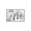 Picture of Face Off Horses _GroupedProduct_Rectangle_Landscape_Photography _GroupedProduct_Rectangle_Landscape_Canvas_Framed_