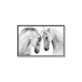 Picture of Face Off Horses _GroupedProduct_Rectangle_Landscape_Photography _GroupedProduct_Rectangle_Landscape_Canvas_Framed_