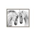 Picture of Face Off Horses _GroupedProduct_Rectangle_Landscape_Photography _GroupedProduct_Rectangle_Landscape_Canvas_Framed_