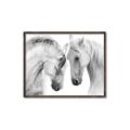 Picture of Face Off Horses _GroupedProduct_Rectangle_Landscape_Photography _GroupedProduct_Rectangle_Landscape_Canvas_Framed_