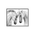 Picture of Face Off Horses _GroupedProduct_Rectangle_Landscape_Photography _GroupedProduct_Rectangle_Landscape_Canvas_Framed_