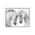 Picture of Face Off Horses _GroupedProduct_Rectangle_Landscape_Photography _GroupedProduct_Rectangle_Landscape_Canvas_Framed_