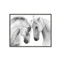 Picture of Face Off Horses _GroupedProduct_Rectangle_Landscape_Photography _GroupedProduct_Rectangle_Landscape_Canvas_Framed_